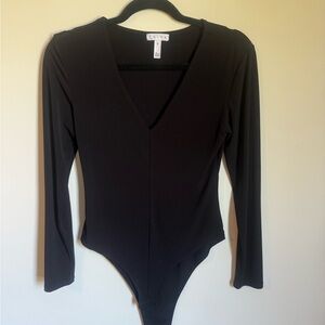 Leith Black Long Sleeve Blouse
